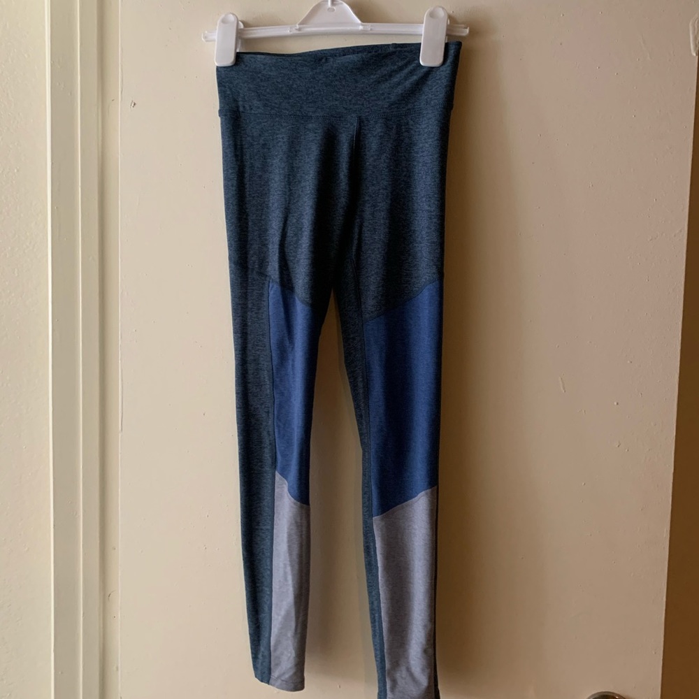Joy Lab Blue Color Block Leggings